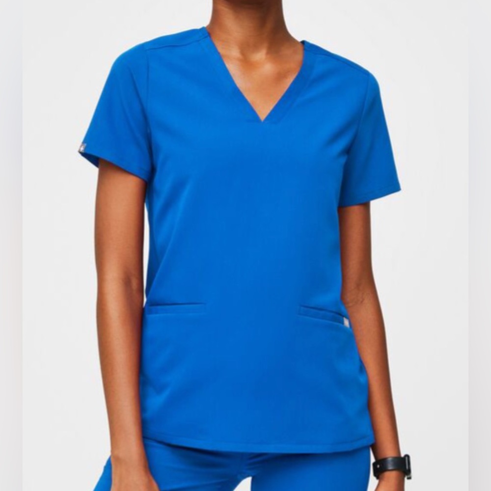 Figs Blue Jogger Scrub Set